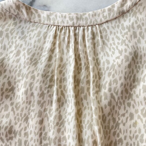 Aritzia Silk Leopard Print Silk Blouse - Picture 13 of 15
